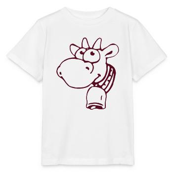 Cow - Stanley/Stella MINI CREATOR Kids’ T-Shirt - white - Front - Maike (125cm)