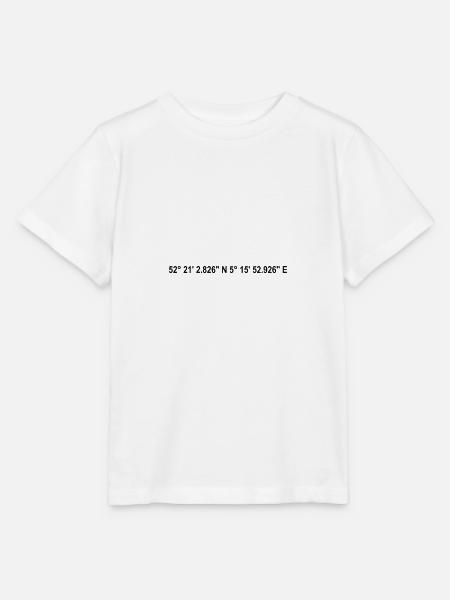Almere Koordinaten - Stanley/Stella Kinder T-Shirt MINI CREATOR - Weiß