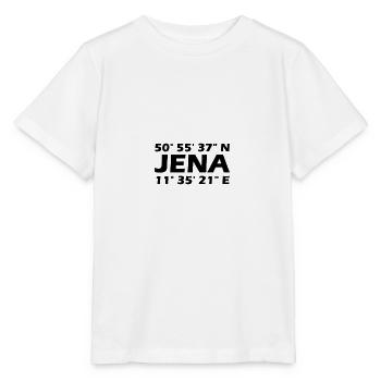 Jena Koordinaten - Stanley/Stella Kinder T-Shirt MINI CREATOR  - Weiß - Vorne - Maike (125cm)