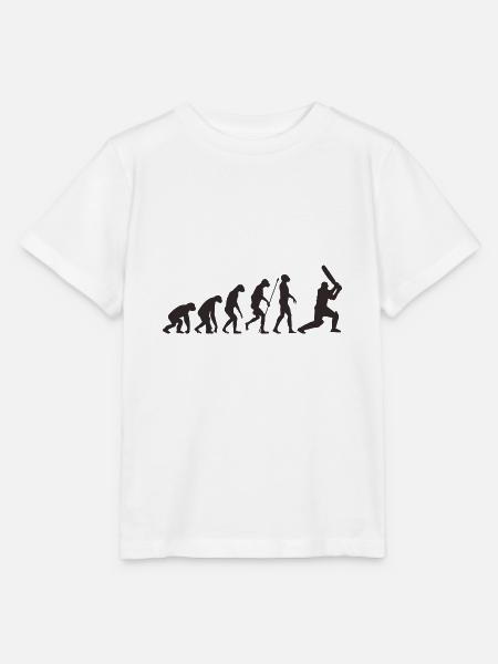 Cricket Evolution - Stanley/Stella Kinder T-Shirt MINI CREATOR - Weiß