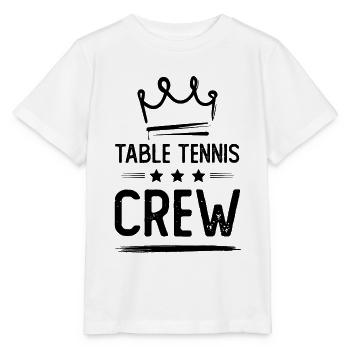 Table Tennis Crew - Stanley/Stella Kinder T-Shirt MINI CREATOR  - Weiß - Vorne - Maike (125cm)