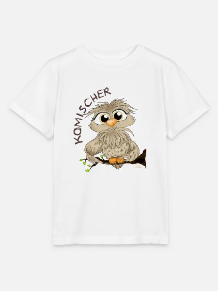 Komischer Kauz - Stanley/Stella Kinder T-Shirt MINI CREATOR - Weiß
