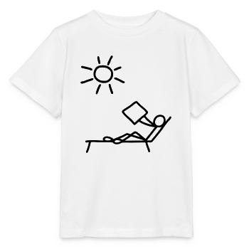 Read Suns newspaper - Stanley/Stella MINI CREATOR Kids’ T-Shirt - white - Front - Maike (125cm)