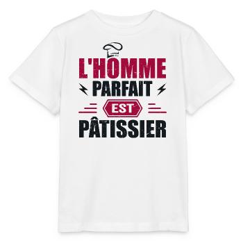 The Perfect Man Is Pastry Chef Pastry Gift - Stanley/Stella MINI CREATOR Kids’ T-Shirt - white - Front - Maike (125cm)