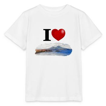 Ich liebe Neapel - Stanley/Stella Kinder T-Shirt MINI CREATOR  - Weiß - Vorne - Maike (125cm)