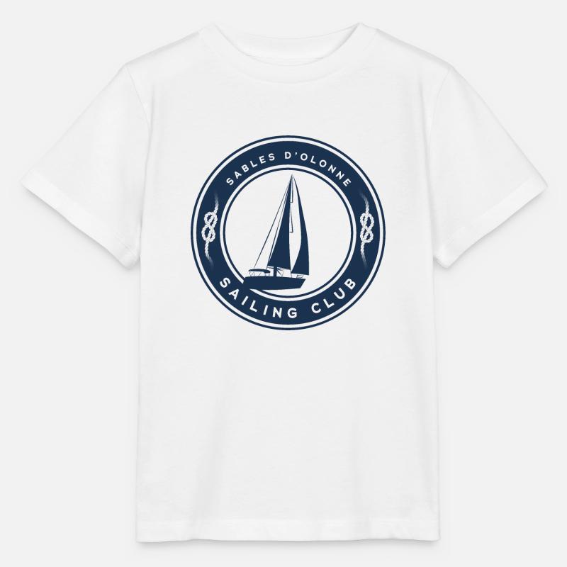 voilier SABLES D OLONNE - T-shirt bio MINI CREATOR Stanley/Stella Enfant - blanc