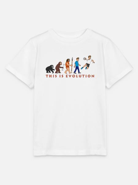 evolution_handball_comic_122012_c - Stanley/Stella Kinder T-Shirt MINI CREATOR - Weiß