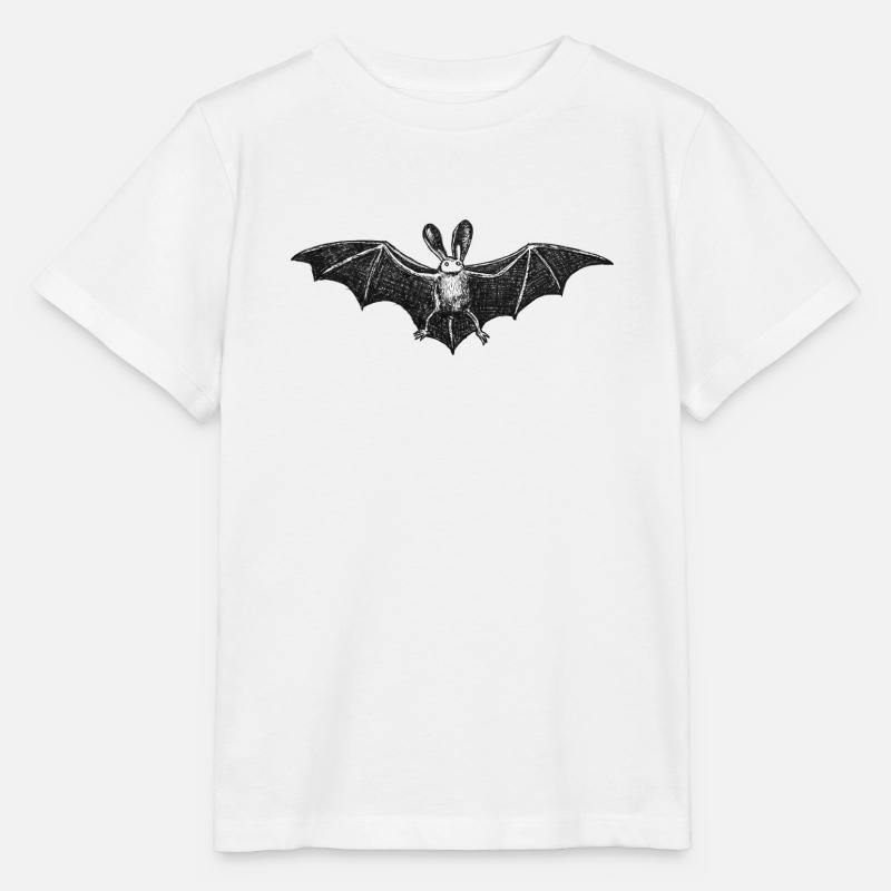 chauve souris - T-shirt bio MINI CREATOR Stanley/Stella Enfant - blanc