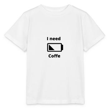 Coffe - Stanley/Stella MINI CREATOR Kids’ T-Shirt - white - Front - Maike (125cm)