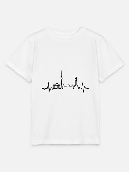 Berlin Herzschlag - Stanley/Stella Kinder T-Shirt MINI CREATOR  - Weiß