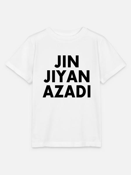 jin jiyan azadi - Stanley/Stella T-shirt MINI CREATOR til børn - hvid