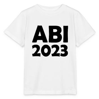 Abi 2023 - Stanley/Stella Kinder T-Shirt MINI CREATOR  - Weiß - Vorne - Maike (125cm)