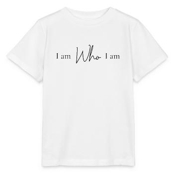 I am who I am - Stanley/Stella MINI CREATOR Kids’ T-Shirt - white - Front - Maike (125cm)