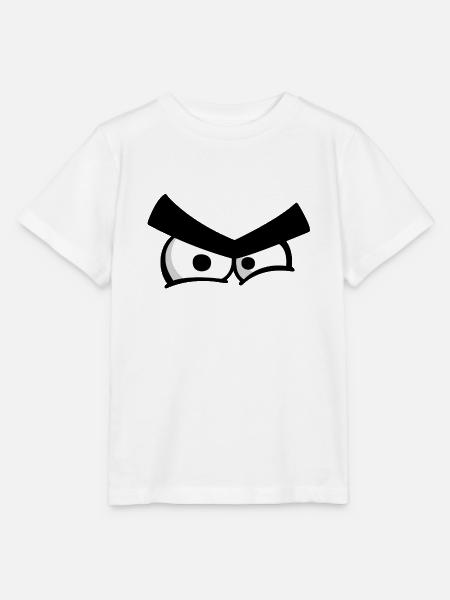 Verärgerte Augen - Stanley/Stella Kinder T-Shirt MINI CREATOR - Weiß