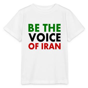 Be the voice of iran - Stanley/Stella MINI CREATOR Kids’ T-Shirt - white - Front - Maike (125cm)