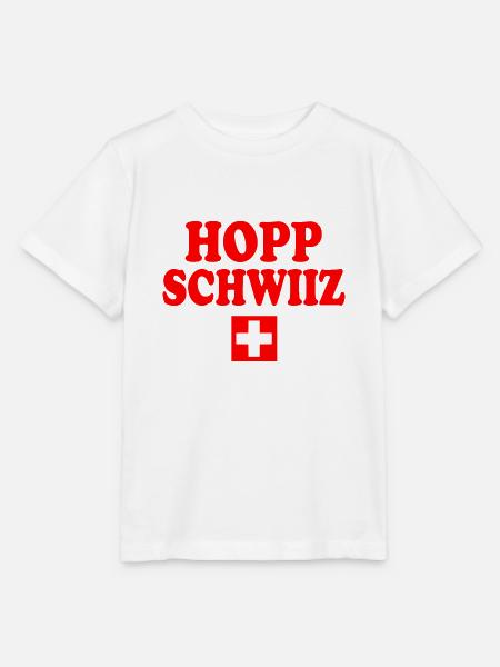 Hopp schwiiz - Stanley/Stella Kinder T-Shirt MINI CREATOR - Weiß