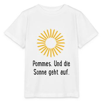 Frites - T-shirt bio MINI CREATOR Stanley/Stella Enfant - blanc - Devant - Maike (125cm)