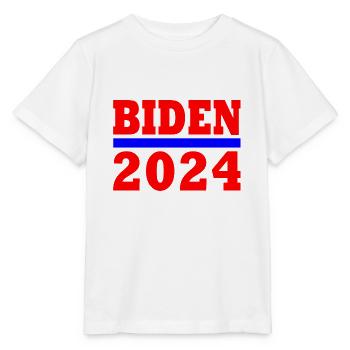Joe biden 2024 - Stanley/Stella MINI CREATOR Kids’ T-Shirt - white - Front - Maike (125cm)
