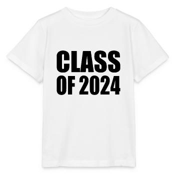 Class of 2024 - Stanley/Stella Kinder T-Shirt MINI CREATOR  - Weiß - Vorne - Maike (125cm)