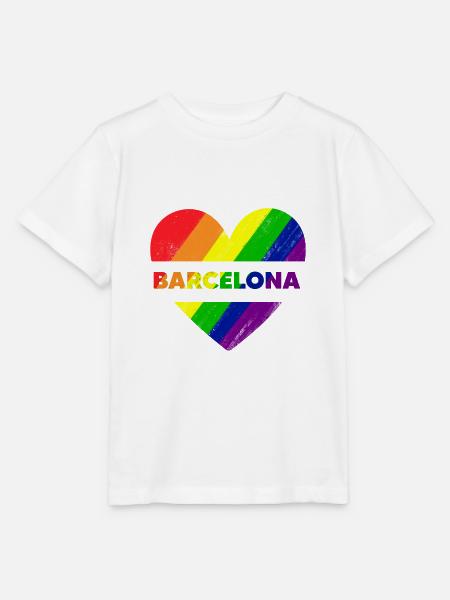 Barcelona LGTBIQ - Stanley/Stella Kinder T-Shirt MINI CREATOR  - Weiß