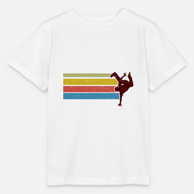 Breakdance - Stanley/Stella Kinder T-Shirt MINI CREATOR  - Weiß