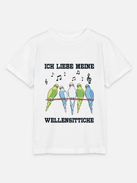Wellensittiche - Stanley/Stella Kinder T-Shirt MINI CREATOR - Weiß