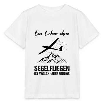 Segelfliegen - Stanley/Stella Kinder T-Shirt MINI CREATOR  - Weiß - Vorne - Maike (125cm)