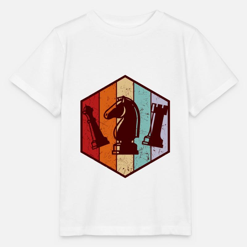chess - Stanley/Stella MINI CREATOR Kids’ T-Shirt - white