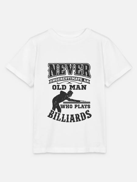 Billard - Stanley/Stella Kinder T-Shirt MINI CREATOR  - Weiß