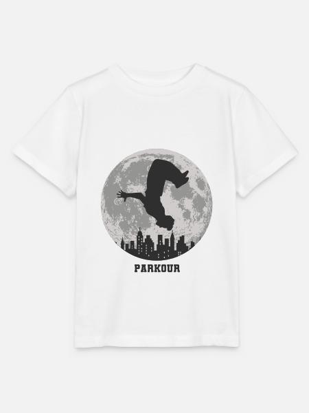 Parkour - Stanley/Stella Kinder T-Shirt MINI CREATOR  - Weiß