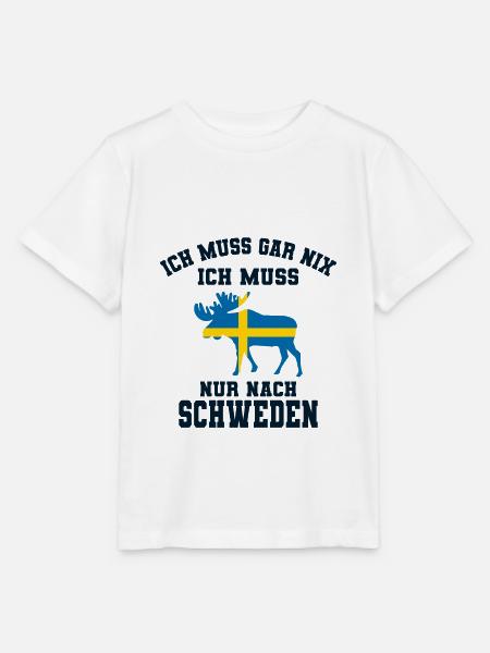 Schweden - Stanley/Stella Kinder T-Shirt MINI CREATOR  - Weiß
