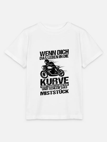 Motorrad Spruch - Stanley/Stella Kinder T-Shirt MINI CREATOR - Weiß