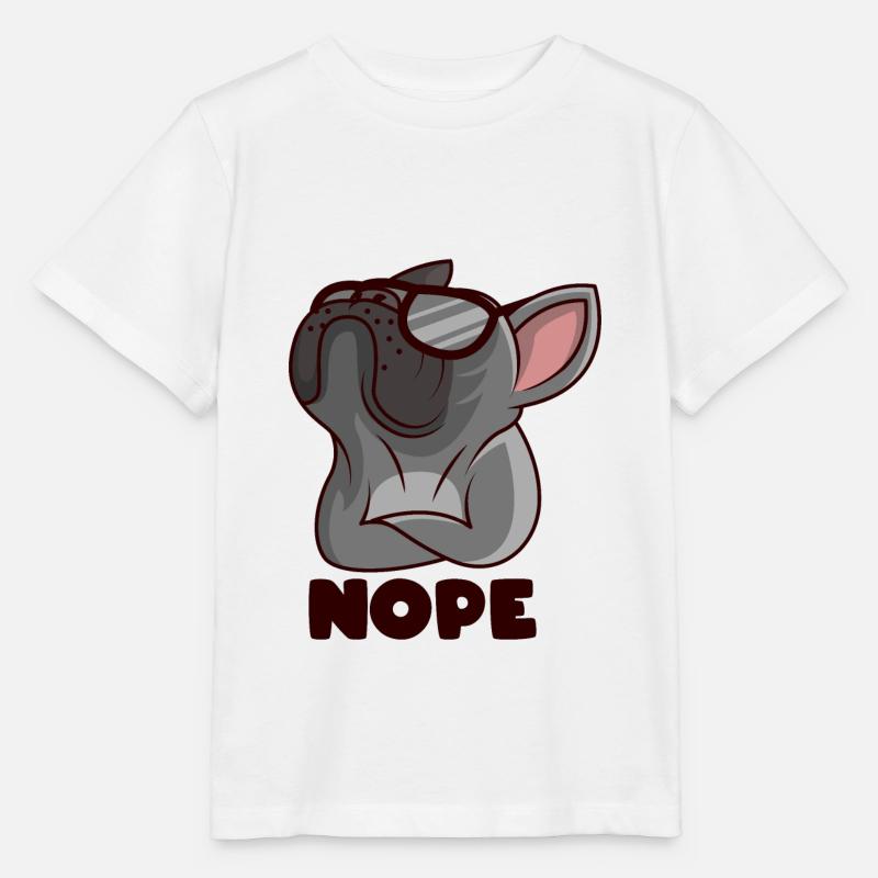 Bouledogue français - T-shirt bio MINI CREATOR Stanley/Stella Enfant - blanc