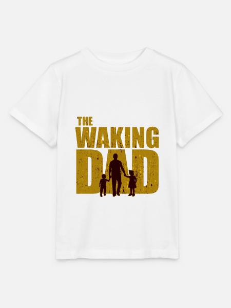 The Walking Dad - Stanley/Stella Kinder T-Shirt MINI CREATOR - Weiß