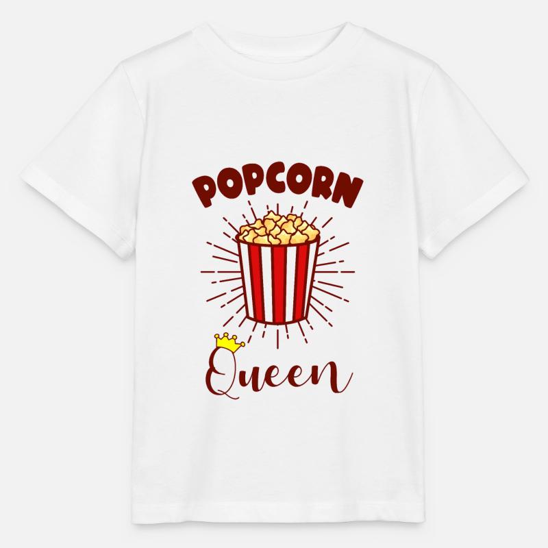 Costume de pop-corn - T-shirt bio MINI CREATOR Stanley/Stella Enfant - blanc