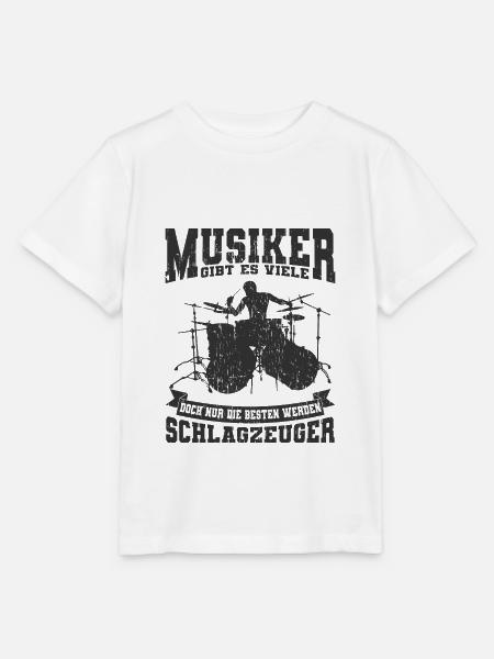 Schlagzeuger - Stanley/Stella Kinder T-Shirt MINI CREATOR  - Weiß