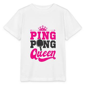 Table tennis - Stanley/Stella MINI CREATOR Kids’ T-Shirt - white - Front - Maike (125cm)