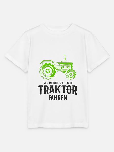 Traktor - Stanley/Stella Kinder T-Shirt MINI CREATOR  - Weiß