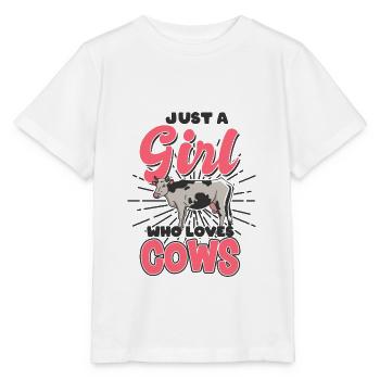 Kühe - Stanley/Stella Kinder T-Shirt MINI CREATOR  - Weiß - Vorne - Maike (125cm)