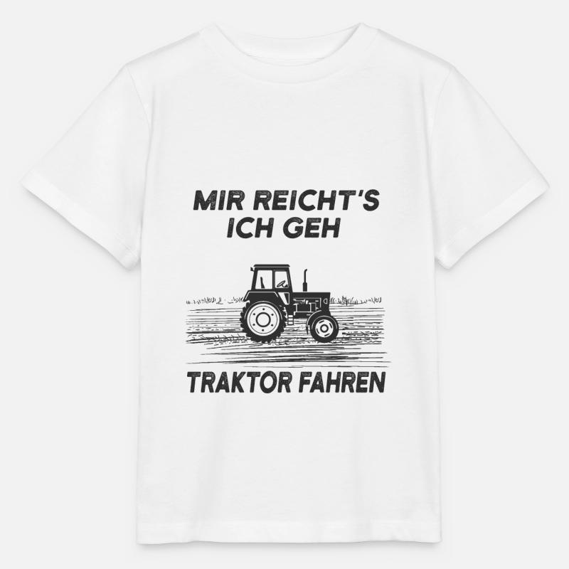 Traktor - Stanley/Stella Kinder T-Shirt MINI CREATOR  - Weiß