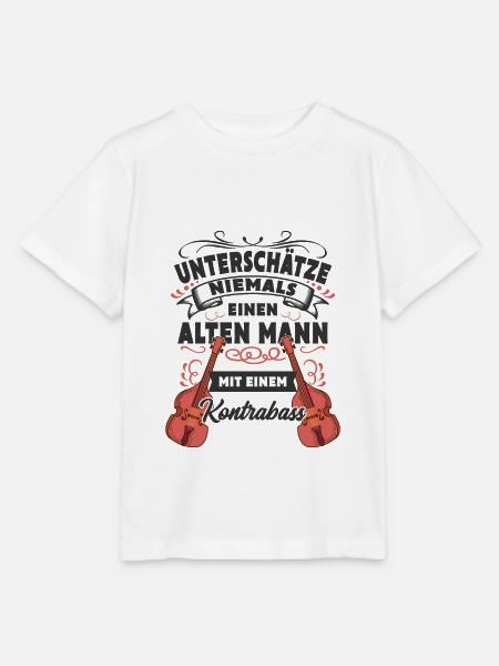 Kontrabass - Stanley/Stella Kinder T-Shirt MINI CREATOR - Weiß