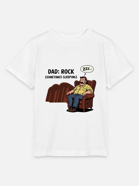 Papa: Fels - Stanley/Stella Kinder T-Shirt MINI CREATOR  - Weiß