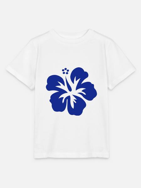 hawaii blume - Stanley/Stella Kinder T-Shirt MINI CREATOR - Weiß