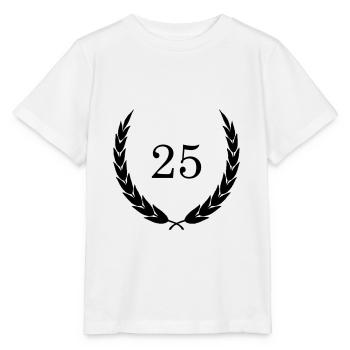 couronne 25 - T-shirt bio MINI CREATOR Stanley/Stella Enfant - blanc - Devant - Maike (125cm)