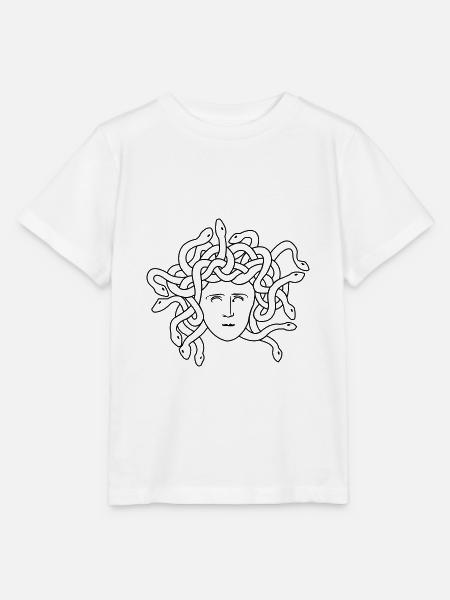 medusa gesicht - Stanley/Stella Kinder T-Shirt MINI CREATOR  - Weiß