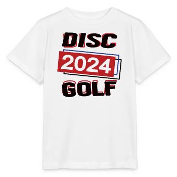 Discgolf Spielerin Team Turnier Frisbeegolf 2024 - Stanley/Stella Kinder T-Shirt MINI CREATOR  - Weiß - Vorne - Maike (125cm)