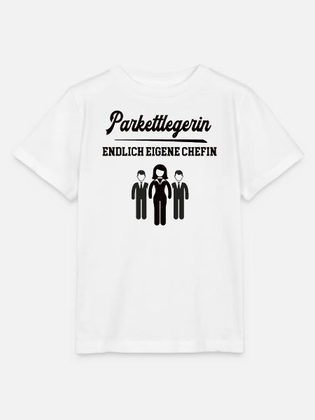 Parkettlegerin Chefin Selbstständigkeit Firma - Stanley/Stella Kinder T-Shirt MINI CREATOR - Weiß