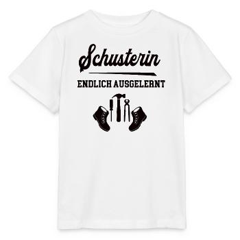 Schusterin Ausbildung Bestanden Azubi Schusterei - Stanley/Stella Kinder T-Shirt MINI CREATOR  - Weiß - Vorne - Maike (125cm)