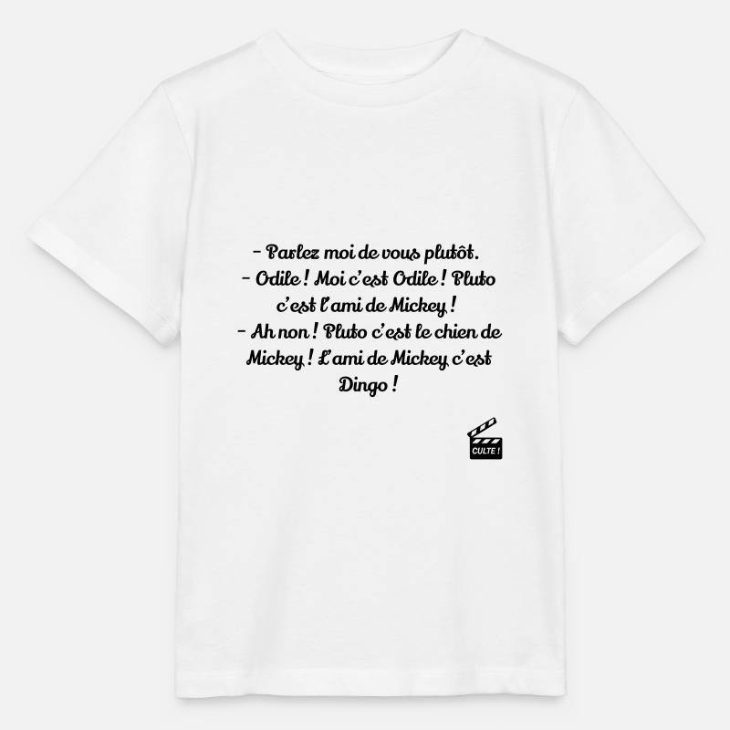 Réplique Culte ! La cité de la peur par les Nuls - T-shirt bio MINI CREATOR Stanley/Stella Enfant - blanc