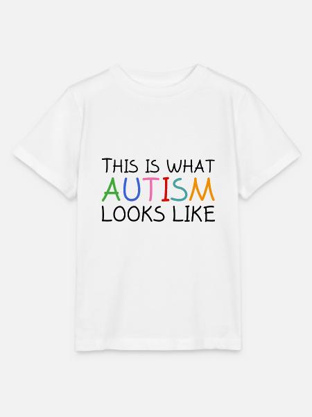 So sieht Autismus aus - Stanley/Stella Kinder T-Shirt MINI CREATOR - Weiß